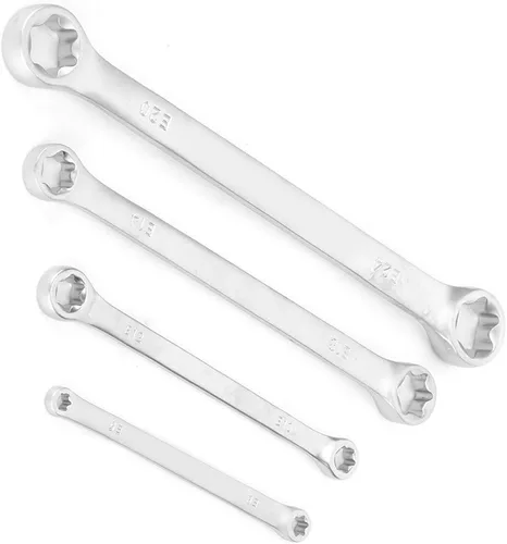 Vista 4 de Acouto e juego de llaves e18 e8 herramientas de extensión offset e12 para caja doble trinquete e-llave hexagonal hembra e herramienta de reparación