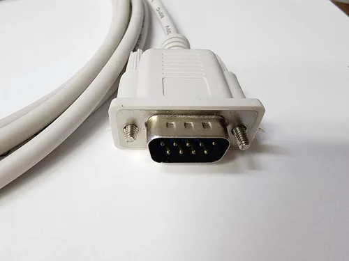 Vista 3 de Cable de extensión DB9 macho a hembra RS232 de 10 pies, 9 pines rectos, para computadora portátil, redes de datos, dispositivos periféricos seriales