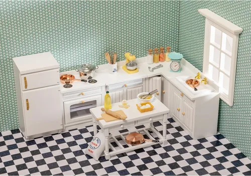 Vista 3 de Accesorios para casa de muñecas en miniatura - Suelo de casa de muñecas, 36 piezas