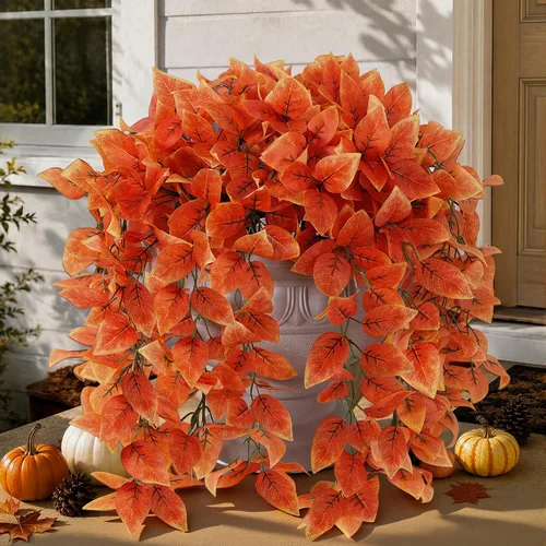Vista 12 de Tallos de cedro artificiales Ivydale, ramas de pino Norfolk artificiales para decoración de Navidad, 12 tallos de pino falsos con 2 ramas de conos