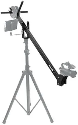 Vista 2 de ProAm USA Orion Jr DVC60 Cámara compacta DSLR de vídeo Jib Crane Inclinación, 4 pies