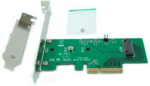 Vista 3 de Adaptador PEXM2-SSD PCIe M.2 - Compatible con SSD NVMe/AHCI M.2 (2280, 2260, 2242) - Compatible con PCIe 4.0/3.0