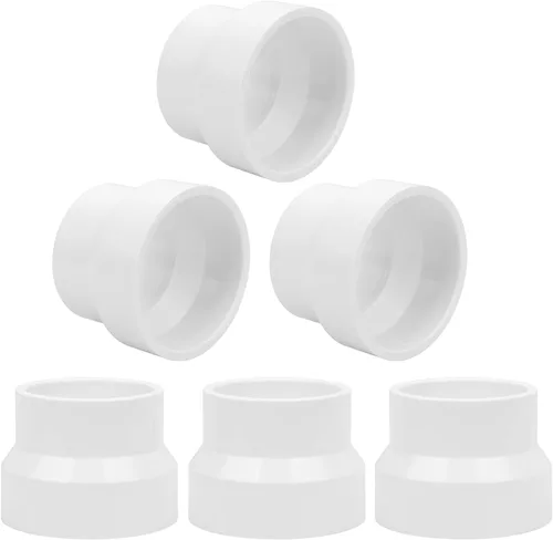 Vista 8 de Paquete de 10 aumentadores/reductores de PVC de 3/4" x 1/2" codo de 90 grados (enchufe x zócalo) Schedule 40 PVC Slip Reductor 90° Codo Accesorios
