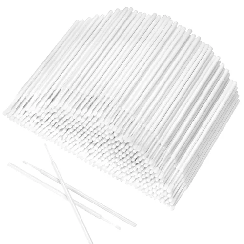 Vista 8 de Akstore 600 piezas desechables micro aplicadores cepillo extensión de pestañas (mezclado)
