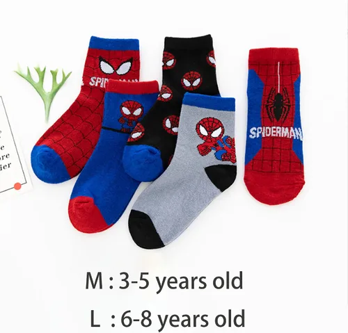 Vista 2 de HJIAYAN 5 pares de calcetines de algodón para niños y niñas 3-56-8 años, Nhwz