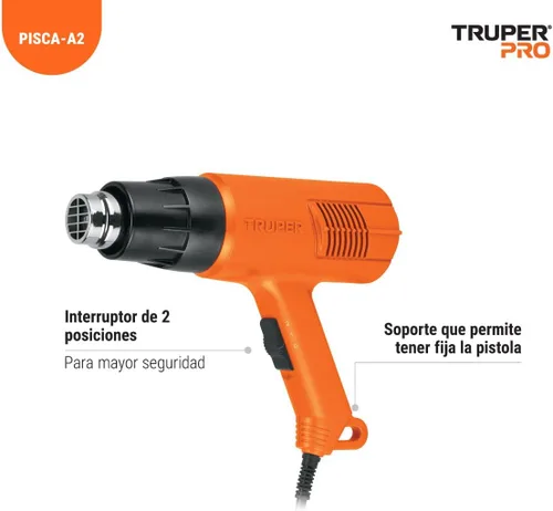 Vista 2 de Pistola de calor profesional 1500 W