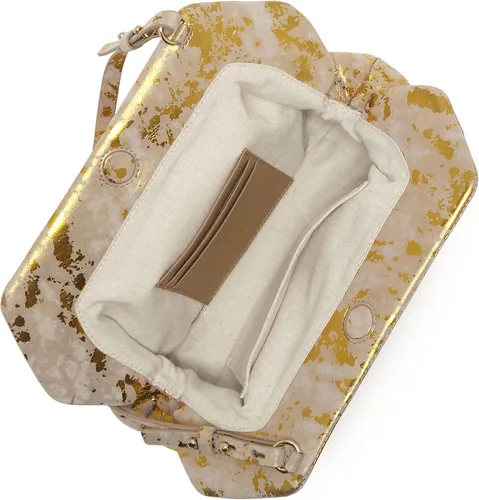 Vista 4 de Vince Camuto Amari Clutch Gris pardodorado