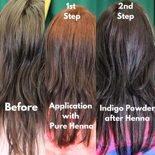 Vista 2 de 200 Gramos de Polvo de Índigo para Tinte/Color de Cabello - The Henna Guys