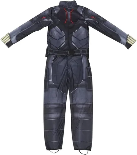 Vista 3 de Black Widow Morden Future Game Overol para niños y niñas disfraz clásico de Halloween para cosplay