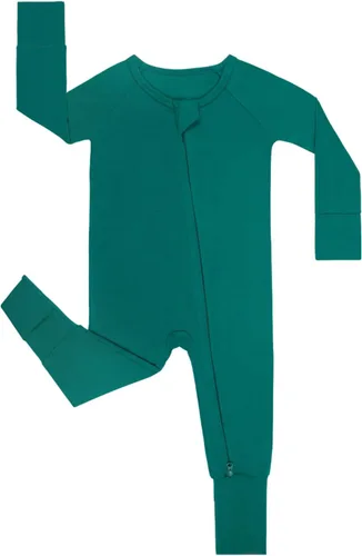 Vista 10 de GUISBY Pijamas de Rayón para Bebé sin Pies, Manga Larga con Cremalleras de 2 Vías, Mamelucos para Dormir Negro