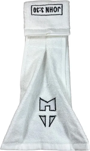 Vista 5 de Magnify Sportswear Toalla de fútbol para atletas de fe, toalla QB de mariscal de campo para hombres, jóvenes y niños, manos secas, guantes