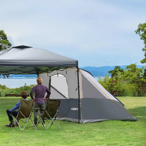Vista 6 de UNP Cube Tent for Camping, 10x10 Pop Up Canopy Attachment