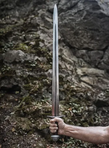 Vista 19 de Norse Tradesman Espada vikinga de acero para primavera