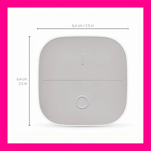 Vista 3 de WiZ Connected Botón portátil - Paquete de 2 - Viene con 2 pilas alcalinas AAA - Interruptor de luz inalámbrico - Control con aplicación