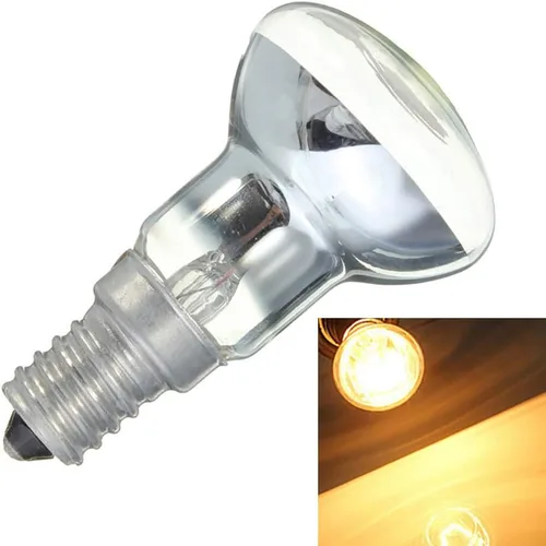 Vista 3 de Edison Bombilla E14 Soporte de luz R39 Reflector Spot Bombilla Lava Lámpara Incandescente Filamento Lámpara