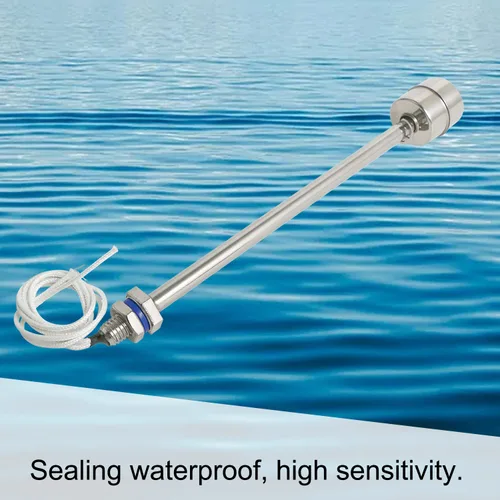 Vista 6 de Aopin Interruptor de sensor de nivel de agua de acero inoxidable, sensor de nivel de líquido, controlador de flotador de bola de plástico para bomba