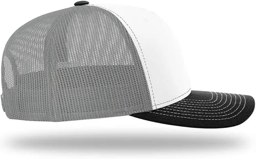 Vista 4 de Richardson 112 Gorra de camionero estructurada clásica ajustable con malla