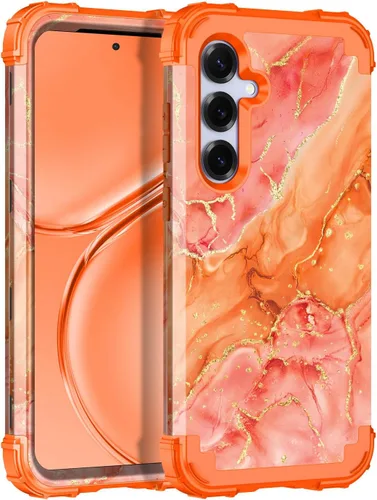 Vista 99 de Casetego Funda para Galaxy A16 5G, Tres Capas de Alta Resistencia Robusta a Prueba de Golpes, Protección Completa Rugosa de PC Duro + Parachoques