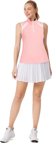 Vista 3 de JACK SMITH Camisas tipo polo sin mangas para mujer con cuello Dri Fit
