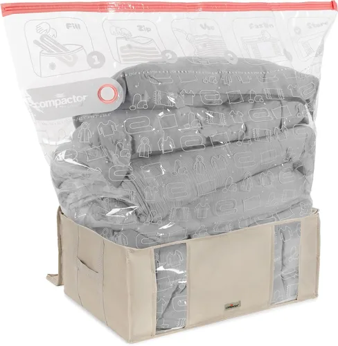 Vista 7 de Bolsa de almacenamiento al vacío Compactor XL Bolsas de almacenamiento al vacío para ahorrar espacio para ropa, edredones y mantas Solución