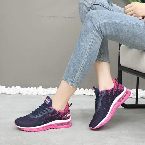 Vista 6 de GANNOU Air Athletic - Tenis para mujer de moda, para el gimnasio, deportes, correr, trotar, tenis y acondicionamiento físico, tallas 5.5 a 11 de EE.
