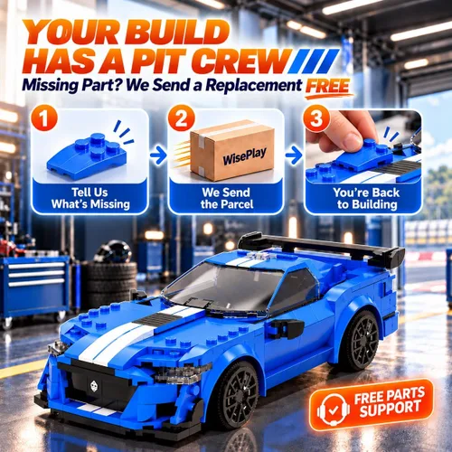 Vista 6 de WISEPLAY Juego de construcción de automóviles a control remoto, construye tu propio kit de automóvil a control remoto, kit de construcción