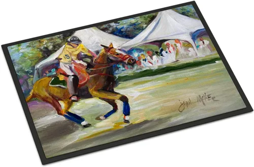 Vista 109 de Caroline's Treasures JMK1017JMAT - Tapete de caza de rana garza azul, 24 x 36 pulgadas, tapete para puerta delantera, interior y exterior