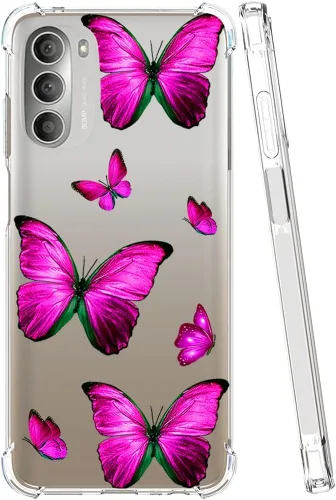 Vista 2 de Funda para Moto G 5G 2022, XT2213 XT2213-1 Linda funda, funda transparente y flexible de TPU de goma suave para Motorola Moto G 5G 2022
