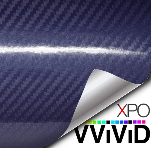 Vista 2 de VViViD Envoltura de vinilo epoxi 5D color azul oscuro (1 x 5 pies)