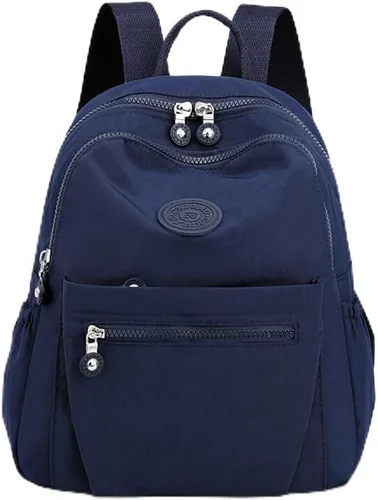 Vista 19 de Tanweibago Mini mochilas de nailon para mujer, mochilas pequeñas de 11L para mujer, mochila ligera casual para mujer, mochila de viaje de compras
