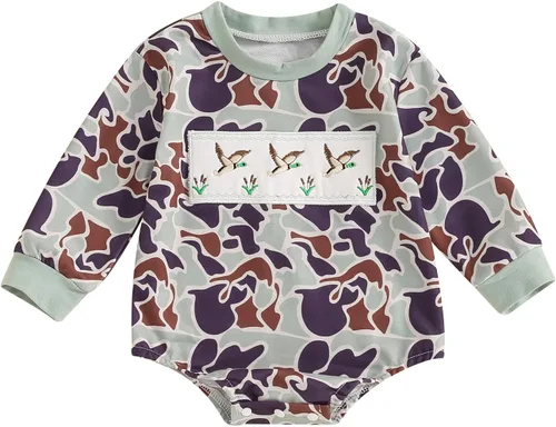 Vista 9 de VISGOGO Mameluco de gran tamaño para bebé recién nacido, ropa neutra Beige-aunties Bestie