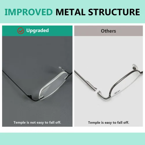 Vista 5 de Eyekepper Rimless Reading Glasses Women, Readers Frameless Wireless Magnifying Cheaters, Womens Reader Eyeglasses, Scratch Resistant for
