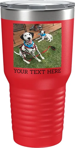 Vista 17 de Vaso personalizado de 30 onzas (17 colores) con foto impresa con aislamiento térmico de acero inoxidable recubierto de polvo con tapa, regalo