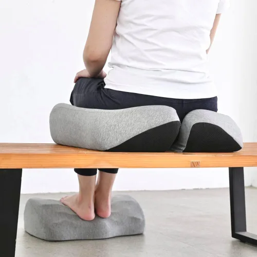 Vista 5 de C CUSHION LAB Paquete de alivio de presión de cadera y piernas: transforma cualquier silla o sillón reclinable en el asiento más cómodo de la casa