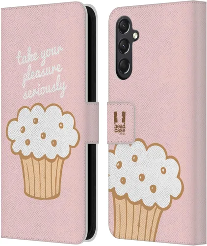 Vista 320 de Head Case Designs Assortment Cupcakes Happiness Leather Wallet Case Compatible with Samsung Galaxy A07 4G Surtido