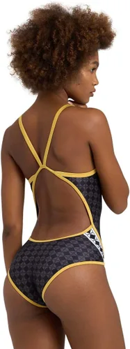 Vista 2 de Arena - Traje de baño estándar para mujer con espalda supervolada