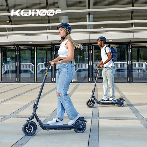 Vista 9 de NIU 100P/100F/300P/300X Electric Scooter Adult - E Scooter with Suspension, 600-1000W Peak Power, 18-37.3 Miles Max Range, Top Speed 17.4-23.6MPH