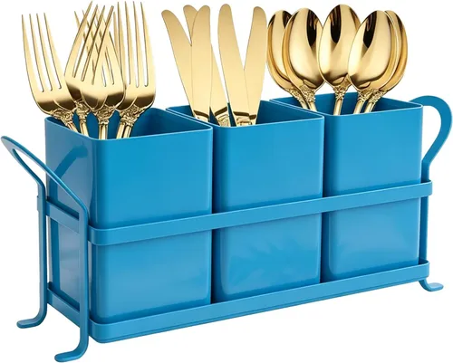 Vista 12 de NelyBet Organizador de cubiertos, cubiertos, organizador de utensilios de cocina y cajón de cubiertos para tenedores, cucharas, cuchillos - Perfecto