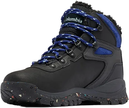 Vista 5 de Columbia Zapatos de senderismo Newton Ridge Plus Omni Heat para mujer Negro/zafiro oscuro