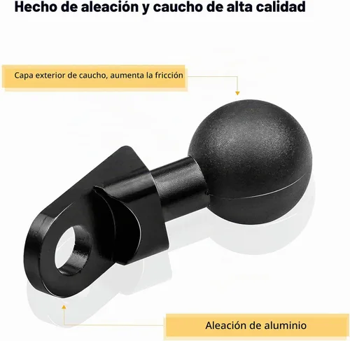 Vista 4 de Adaptador de montaje de teléfono para motocicleta para montaje RAM