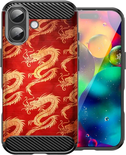 Vista 5 de CasesOnDeck Case Compatible with [Apple iPhone 17 / iPhone 17 Case] Pictorial Patterned TPU Design Case Flexible Slim and Elegant (Astronaut)
