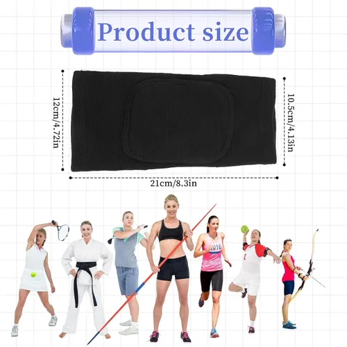 Vista 2 de 1 par de coderas de voleibol, almohadillas protectoras para coderas, protector de codo, protector de brazo de fitness, compresión transpirable