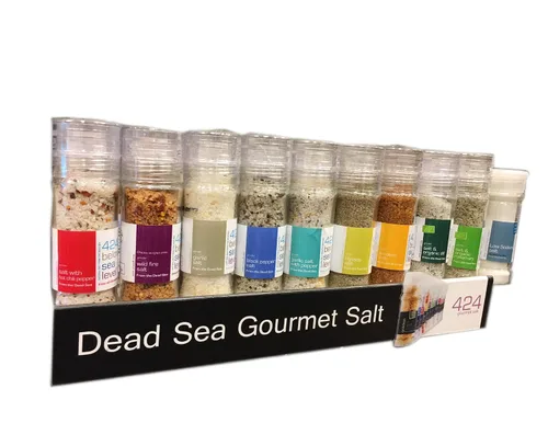 Vista 6 de Sal gourmet de trufa negra del Mar Muerto 3.87 onzas