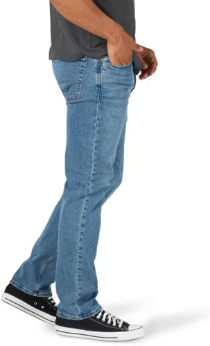 Vista 2 de Wrangler Authentics - Jeans de ajuste estándar y pretina Comfort Flex, para hombre