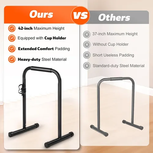 Vista 4 de Walking Pad Handle Bar Only, Suitable for Walking Pad up to 19.7" Wide, Adjustable Treadmill Handlebar Height from 34" to 42", Tall People Friendly