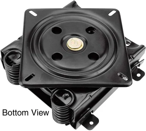 Vista 2 de Mecanismo para silla basculante giratoria con base de placa de resortes de acero y juego de tornillos
