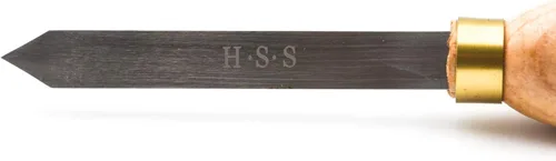 Vista 2 de PSI Woodworking Herramienta de separación LX410 1/2 "x 1/8" M2 HSS Cincel para torneado de madera
