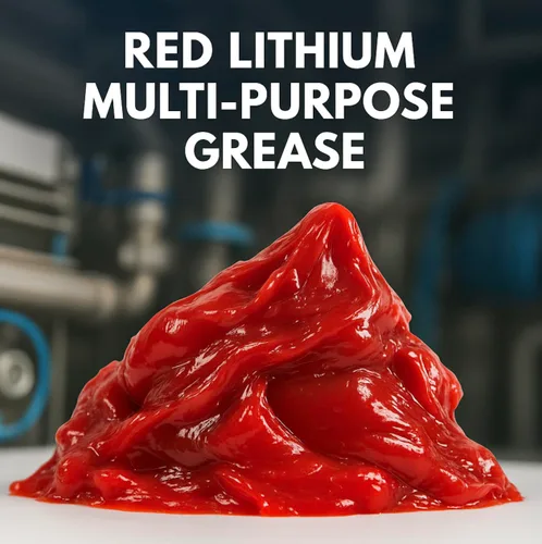 Vista 6 de Grasa multiusos de litio rojo NLGI 2 - (3) barriles de 120 lb