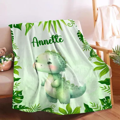 Vista 50 de Manta de bebé personalizada para niñas y niños pequeños, recién nacidos, regalos personalizados de vaca floral con nombre y texto, 40 x 30 pulgadas