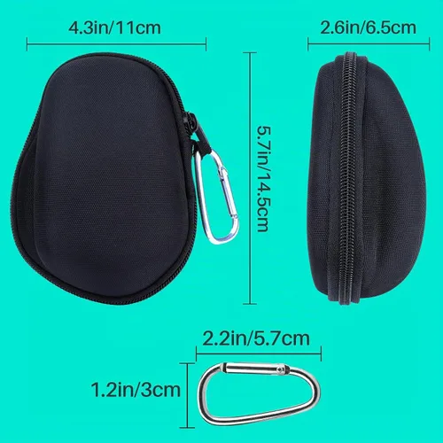 Vista 8 de Funda de almacenamiento Lebakort compatible con mouse Logitech MX Master 4 / MX Master 3S / MX Master 3 / MX Master 2S Advanced